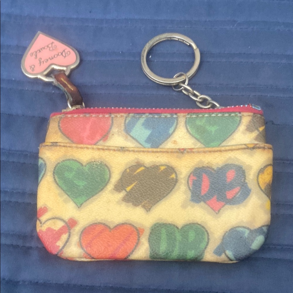 D&B Colorful Heart Pattern Keychain Pouch - Picture 2 of 9